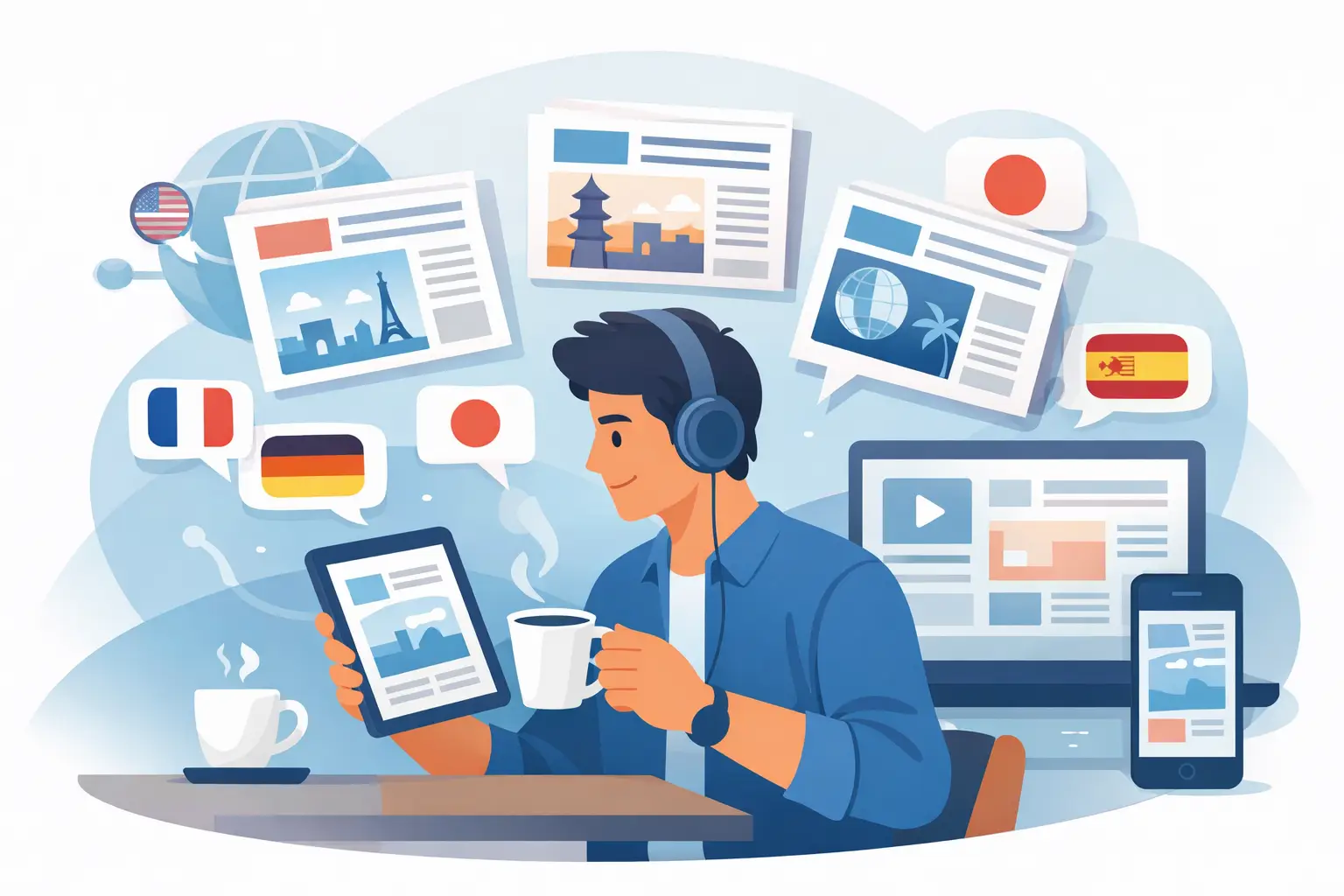 How to Read News in Another Language Daily